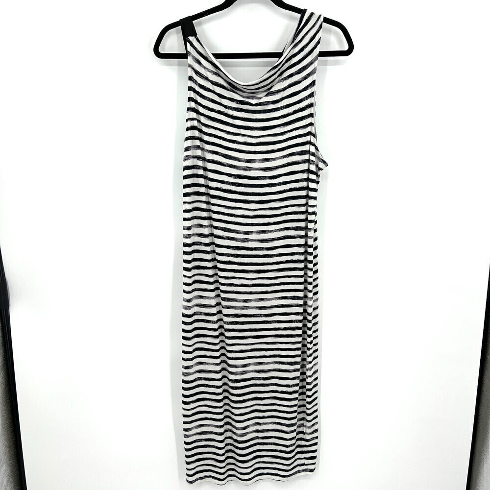 Threads 4 Thought Ink Stripe Soft Modal Cowl Neck… - image 2